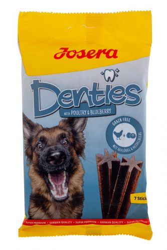 Josera Denties z Drobiem i jagodami 180g