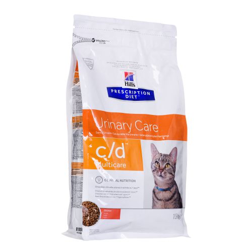 HILL\'S Feline c/d - sucha karma dla kotów z chorobami układu moczowego - 1,5kg