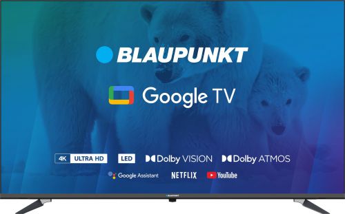 TV 55\ Blaupunkt 55UBG6000S 4K Ultra HD LED, GoogleTV, Dolby Atmos, WiFi 2,4-5GHz, BT, czarny