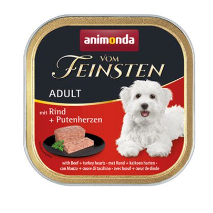 ANIMONDA Vom Feinsten Classic smak: wołowina i serca indyka 150g