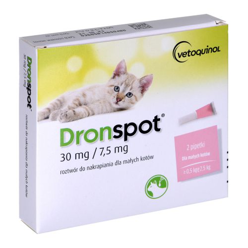 Vetoquinol Dronspot krople odrobaczające kot