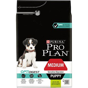 Purina Pro Plan Medium Puppy Sensitive OPTIDIGEST Jagnięcina 3kg