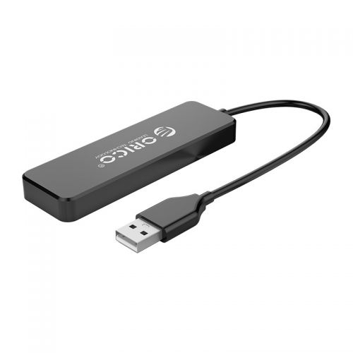ORICO HUB USB 4X USB-A 2.0, CZARNY