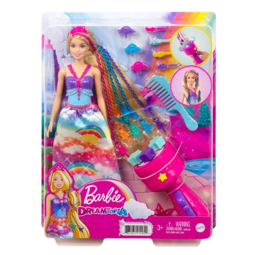 Barbie Dream Ksiezniczka Zakrec Pasemka GTG00