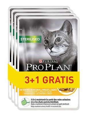 Purina Pro Plan Sterilised Kurczak 85g 3+1