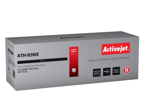 Toner Activejet ATH-83NX (zamiennik HP 83X CF283X; Supreme; 2200 stron; czarny)