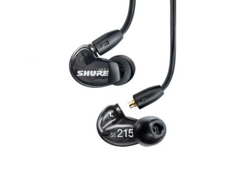 Shure SE215DYBK+UNI-EFS - Słuchawki douszne AONIC215 z pojedynczym przetwornikiem i kablem 3.5mm (cz