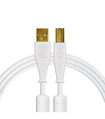 DJ TECHTOOLS - Chroma Cable USB 1.5 m- prosty- biały