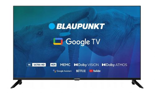 TV 65\ Blaupunkt 65UGC6000 4K Ultra HD, GoogleTV, Dolby Atmos, WiFi 2,4-5GHz BT, WiFi czarny