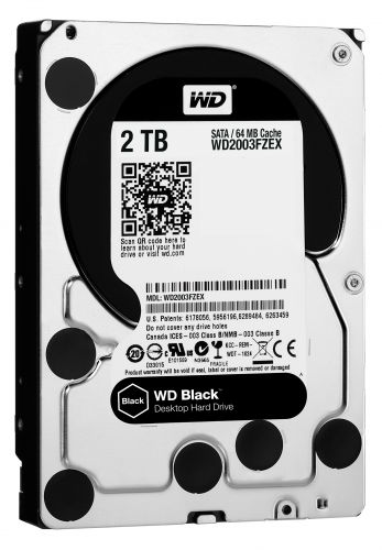 Dysk HDD WD Black WD2003FZEX (2 TB ; 3.5\; 64 MB; 7200 obr/min)