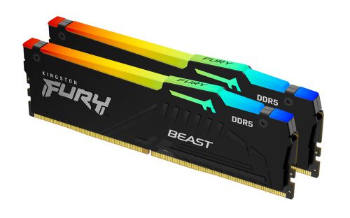 KINGSTON DDR5 16GB 6000MHz CL40 KITx2 FURY Beast RGB