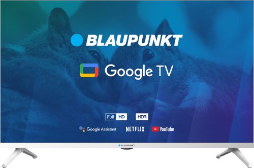 TV 32\ Blaupunkt 32FBG5010S Full HD DLED, GoogleTV, Dolby Digital Plus, WiFi 2,4-5GHz, BT, biały