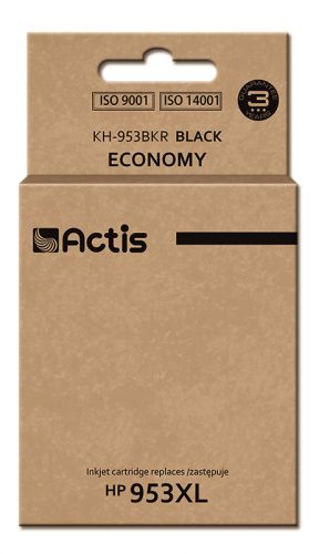 Tusz Actis KH-953BKR (zamiennik HP 953XL L0S70AE; Standard; 50ml; czarny) - Nowy Chip