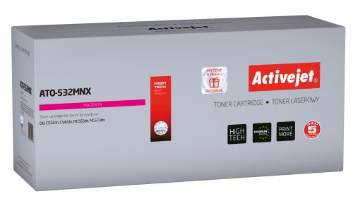 Toner Activejet ATO-532MNX (zamiennik OKI 46490606; Supreme; 6000 stron; czerwony)