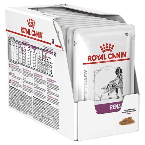 ROYAL CANIN Renal plasterki w sosie - karma mokra dla psów z niewydolnością nerek - 12 x 100g