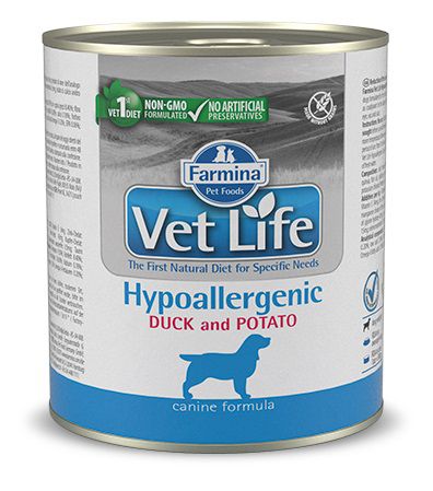 FARMINA Vet Life Dog Hypoallergenic Duck&Potato - mokra karma dla psa - 300 g