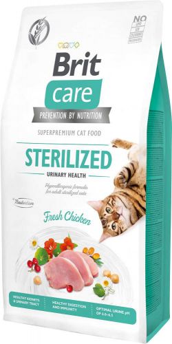 BRIT CARE Cat Grain-Free Sterilised Urinary Health - karma dla kotów wysterylizowanych - 7kg