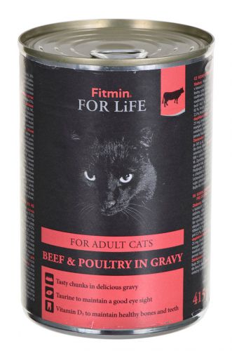 FITMIN For Life cat tin beef 415 g