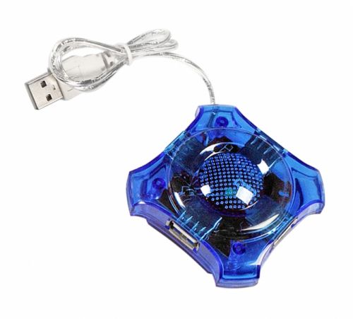 Hub Esperanza Star EA150B (4x USB 2.0; kolor niebieski)
