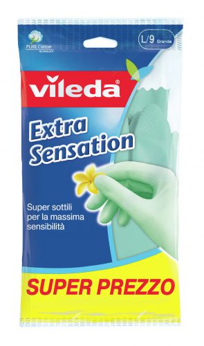 Rękawice Vileda Extra Sensation \L\