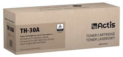 Toner ACTIS TH-30A (zamiennik HP 30A CF230A; Standard; 1600 stron; czarny)