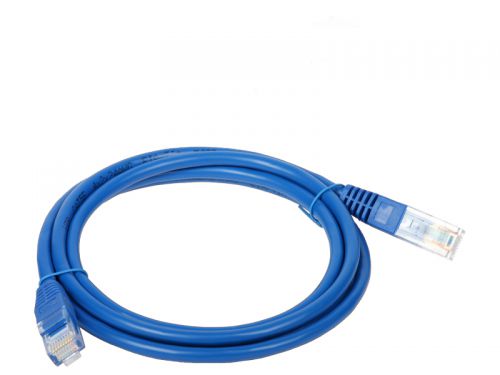 Patchcord UTP A-LAN KKU5NIE1 (RJ45 - RJ45 ; 1m; UTP; kat. 5e; kolor niebieski)