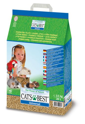 Źwirek dla gryzoni dla kota Cat\'s Best Cats Best Universal (11kg)