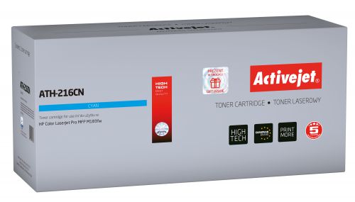 Toner Activejet ATH-216CN (zamiennik HP 216A W2411A; Supreme;  850 stron; niebieski) z chipem