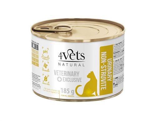 4VETS NATURAL - Urinary No Struvit Cat 185g