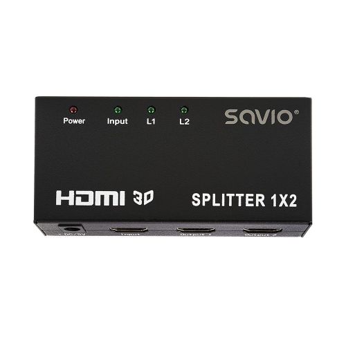 Splitter SAVIO cl-42 (HDMI; 2x HDMI)