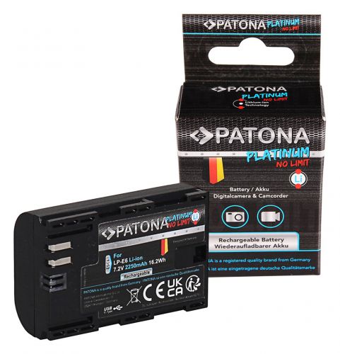 Akumulator Patona Platinum LP-E6 z USB-C do Canona