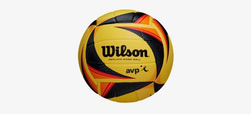 Piłka do siatkówki Wilson AVP Replica Game żółto-czarno-pomarańczowa rozm. 5