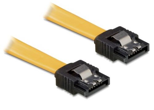 Kabel DELOCK 82473 (SATA - SATA ; kolor żółty)