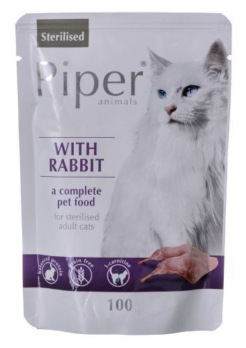 DOLINA NOTECI Piper dla kota sterilised z królikiem