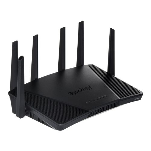 Synology Router RT6600ax, Wi-Fi 6, IEEE 802.11a/b/g/n/ac/ax, 1x 2.5GbE, 3x 1GbE, 1xUSB 3.2, Dual WAN