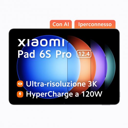 Tablet Xiaomi PAD 6S PRO 8/256GB WIFI 12.4\ Gray