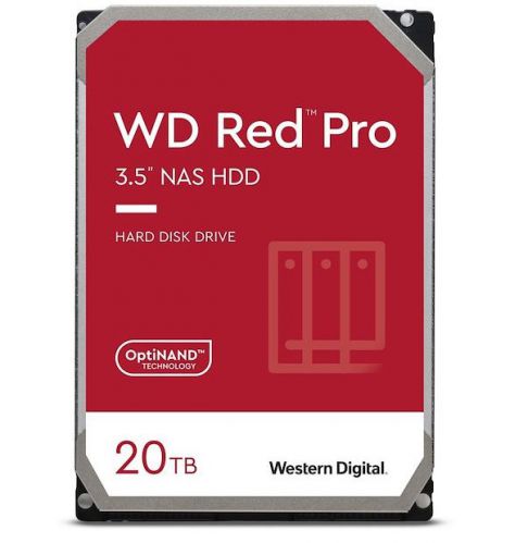 Dysk HDD WD Red Pro WD201KFGX (20 TB ; 3.5\; 512 MB; 7200 obr/min)
