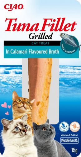 Przysmak Filet z kalmarami w bulionie dla kota 15g