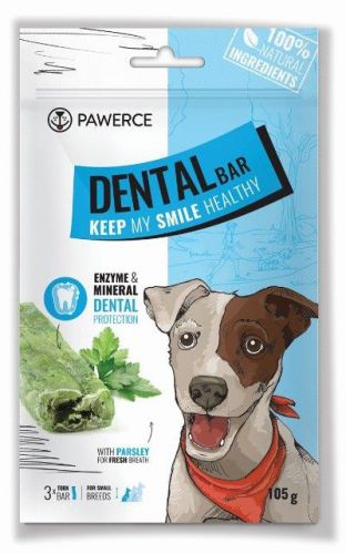 Pawerce Dental bar small brees, 3szt/op 105g