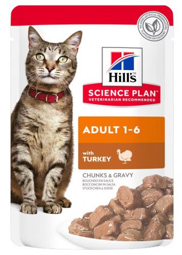 HILL\'S SP Feline Adult Turkey 85g dla kota