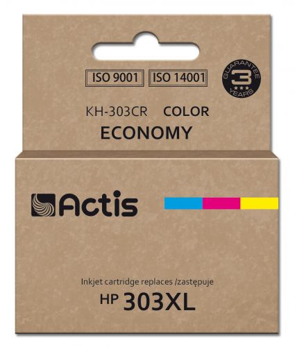 Tusz Actis KH-303CR (zamiennik HP 303XL T6N03AE; Premium; 18ml; 415 stron;  kolorowy)