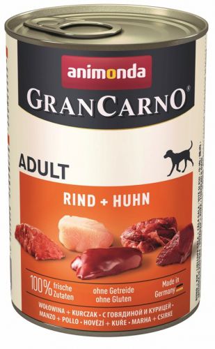 ANIMONDA Grancarno Adult smak: wołowina i kurczak 400g