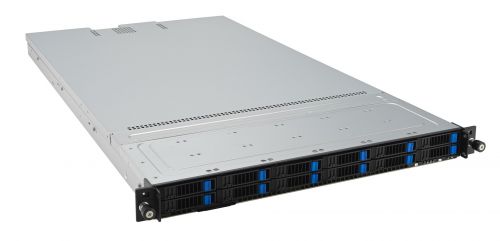 Platforma Asus Rack (1U) RS500A-E12-RS12U AMD Epyc 9004 (16x NVMe, 2xM.2, 2xGPU, 2x1Gbe, IPMI, 1+1 1