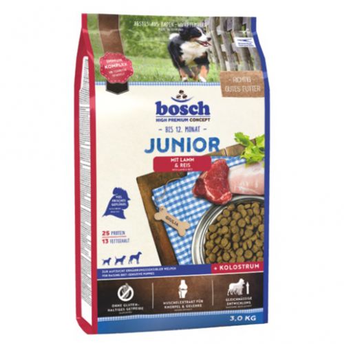 Bosch 15030 Junior dla Szczeniąt Lamb&Rice 3kg