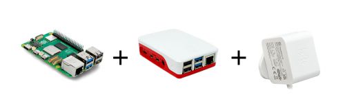Raspberry Pi 5 8GB + Obudowa do Pi 5 Czerwono/biała + Zasilacz 27W USB-C