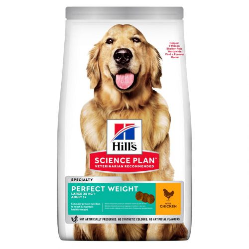 HILL\'S Science plan canine  adult large breed perfect weight chicken dog12kg