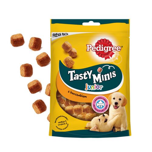 PEDIGREE Tasty Minis Junior z Kurczakiem dla psa 125g