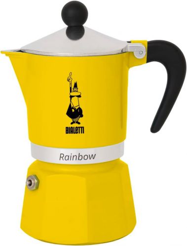 Bialetti kawiarka Rainbow 6tz Żółta (WYPRZEDAŻ)