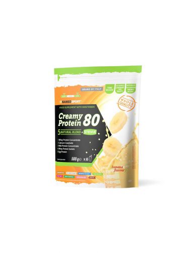 Odrzywka białkowa NAMEDSPORT Creamy protein 80 / banan 500g