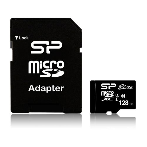 Karta pamięci Silicon Power Elite SP128GBSTXBU1V10SP (128GB; Class U1; Karta pamięci)